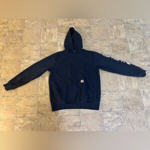 Carhartt Loose Fit navy hoodie